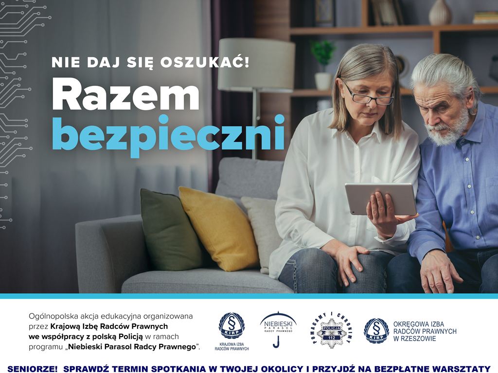 Niebieski parasol – spotkanie informacyjne w Starostwie Powiatowym w Strzyżowie